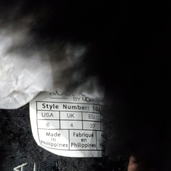 Koolaburra bu UGG Women's Milo Slipper Black Size 6 NWOT - Picture 6 of 8